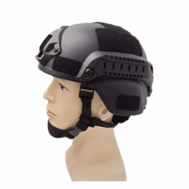 Protective Tactical Helmet with Adjustable Side Rails